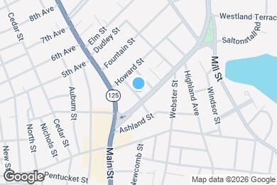 Map image of the property - 1 Lincoln St