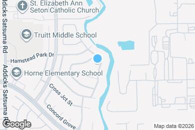 Map image of the property - 6419 Horsepen Bayou Dr