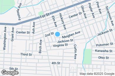 Map image of the property - 205 Elm Ave