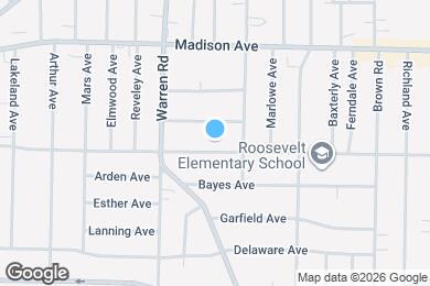 Map image of the property - 14744 Athens Ave