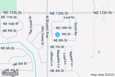 Map image of the property - 2117 NE 8th St