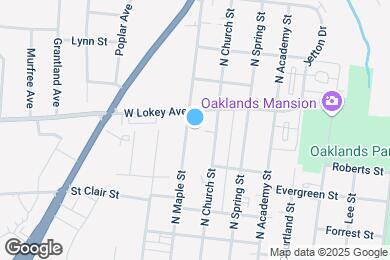 Map image of the property - 830 N Maple St