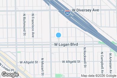 Map image of the property - 2611 N Fairfield Ave