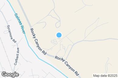 Map image of the property - 8850 Rocky Canyon Rd