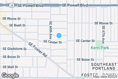 Map image of the property - 6039 SE Center St