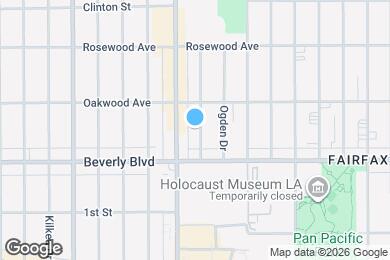 Map image of the property - 335 N Orange Grove Ave