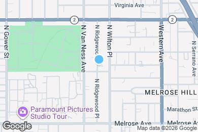 Map image of the property - 912 N Ridgewood Pl