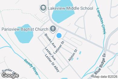 Map image of the property - 105 Arrington Ave