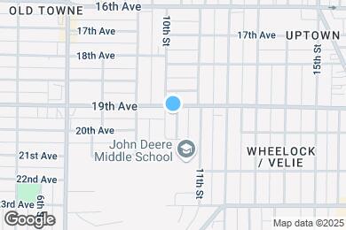 Map image of the property - 1909 10th St