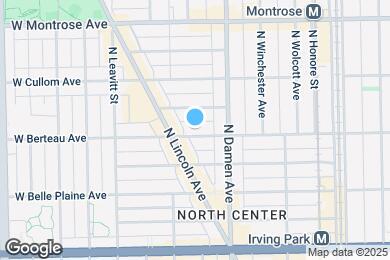 Map image of the property - 2034 W Berteau Ave