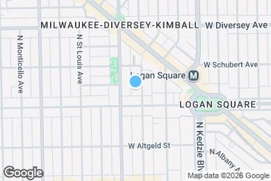 Map image of the property - 2622 N Spaulding Ave