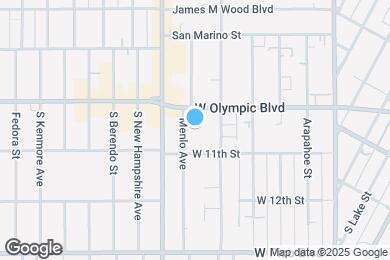 Map image of the property - 1024 Menlo Ave