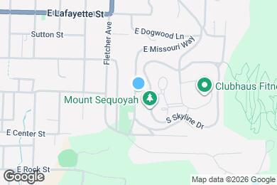 Map image of the property - 166 N Oklahoma Way