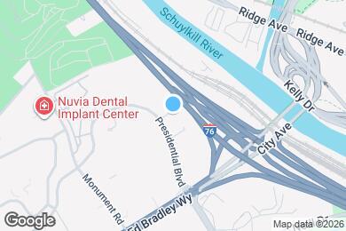 Map image of the property - Luxor Bala Cynwyd