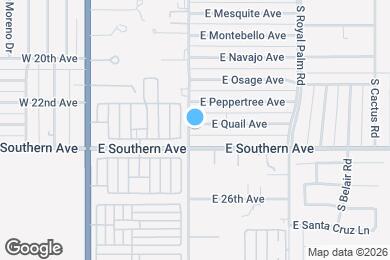 Map image of the property - 403 E Quail Ave