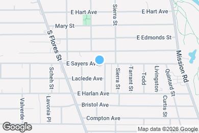 Map image of the property - 234 E Sayers Ave