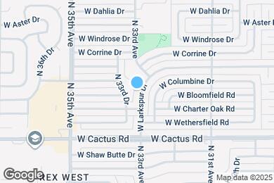 Map image of the property - 3326 W Larkspur Dr