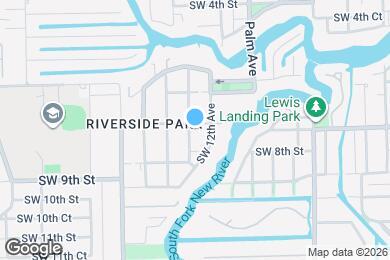 Map image of the property - 706 SW 13th Ave