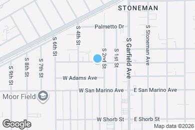 Map image of the property - 212 W Linda Vista Ave