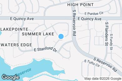 Map image of the property - 4394 S Ceylon Way