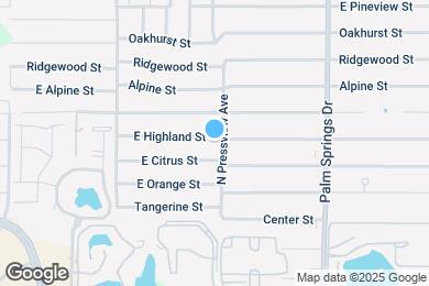 Map image of the property - 1102 N Pressview Ave