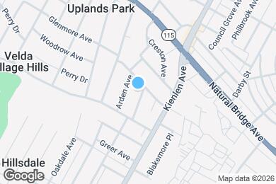 Map image of the property - 2519 Crescent Ave