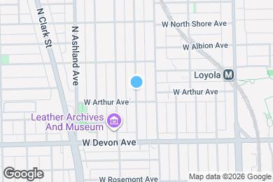 Map image of the property - 6523 N Newgard Ave