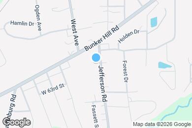 Map image of the property - 6205 Jefferson Rd