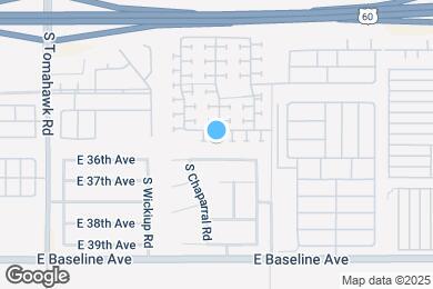 Map image of the property - 2213 E 35th Ave