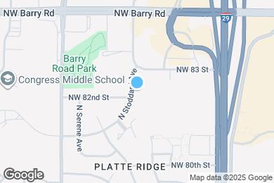 Map image of the property - 8209 N Stoddard Ave