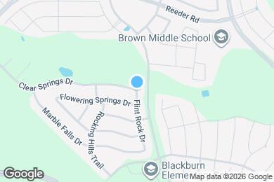Map image of the property - 3111 Flint Rock Dr