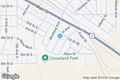 Map image of the property - 232 1st Ave SE