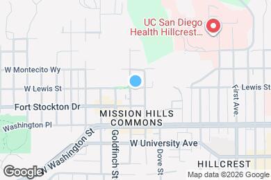 Map image of the property - 721 W Lewis St