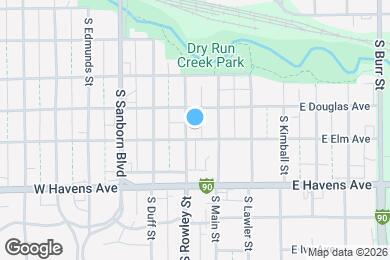 Map image of the property - 620 S Rowley St