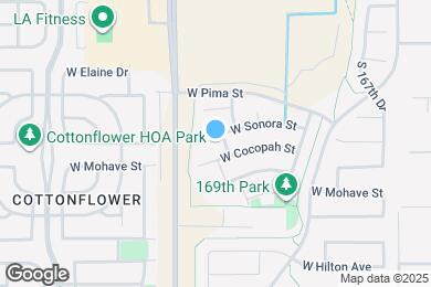 Map image of the property - 17033 W Sonora St