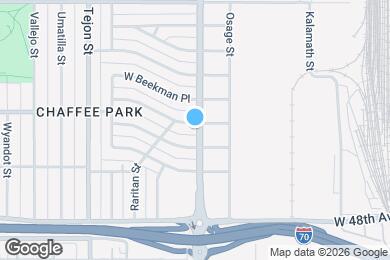 Map image of the property - 1700 W Stoll Pl