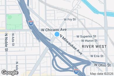 Map image of the property - 735 N Aberdeen St