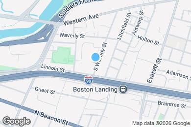 Map image of the property - 14 S Waverly St