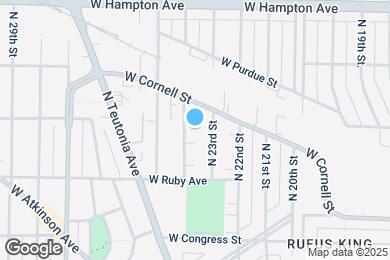 Map image of the property - 4574 N 24th St