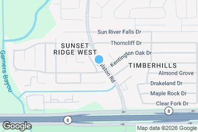 Map image of the property - 15002 Silhouette Ridge Dr