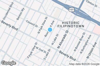 Map image of the property - 200 Rosemont Ave