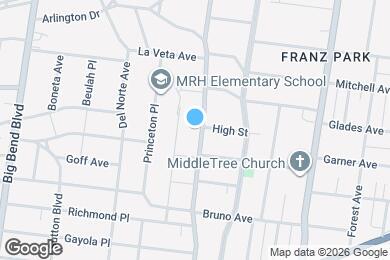 Map image of the property - 2017 Bellevue Ave