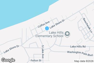 Map image of the property - 511 Lake Shore Dr