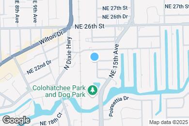 Map image of the property - 2225 NE 14th Ave