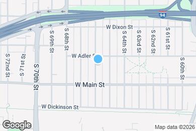 Map image of the property - 424 S 66th St