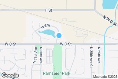 Map image of the property - 500 N 28th Ave