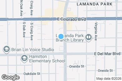 Map image of the property - 125 S Sierra Madre Blvd