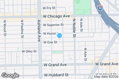 Map image of the property - 1454 W Erie St