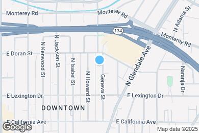 Map image of the property - 517 Geneva St