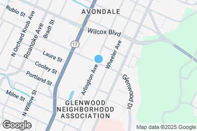 Map image of the property - 1220 Arlington Ave